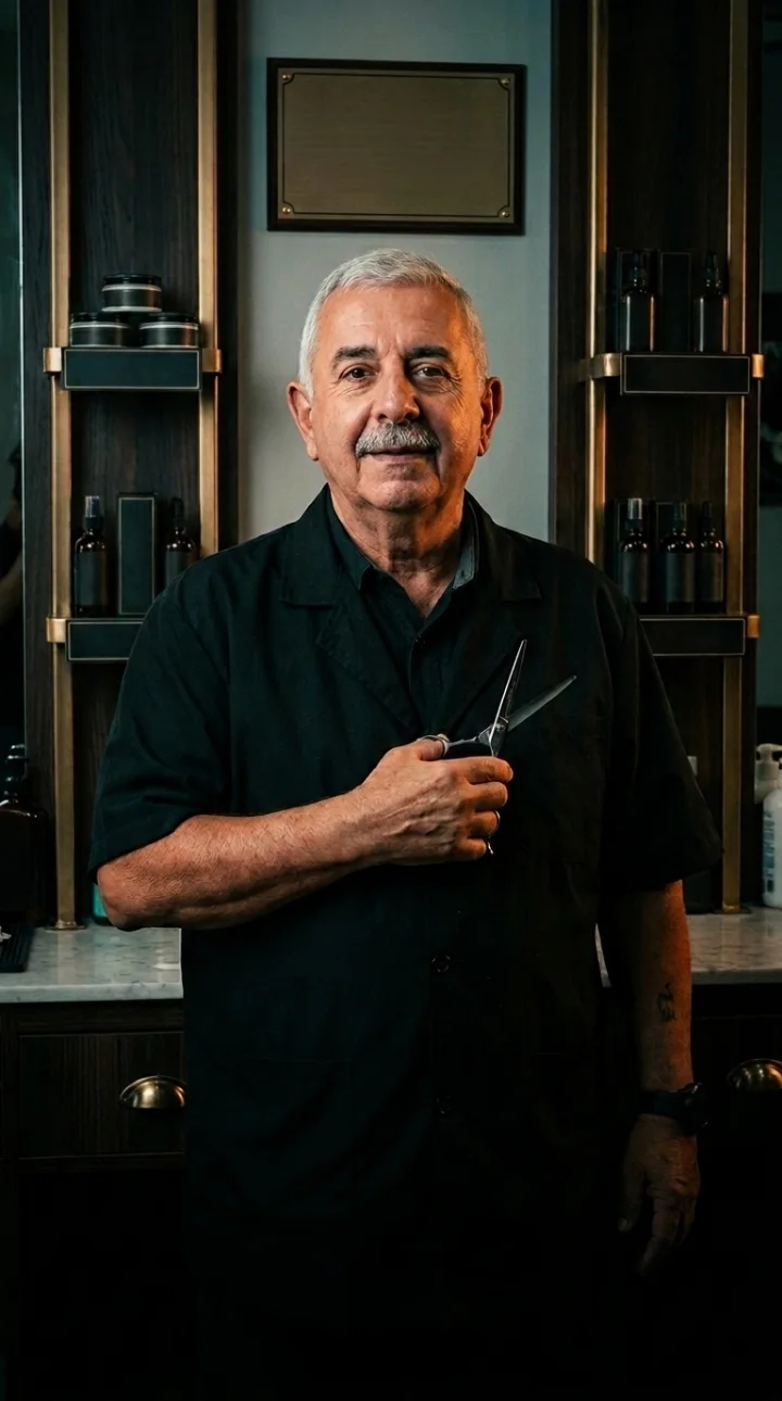 Pedro, master barber, Vero Beach